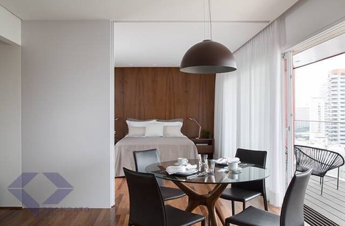 Imagem 6 de 15 de Apartamento 01 Quarto Todo Mobiliado Ed Triplo 90 Metros Vila Olímpia - 11760