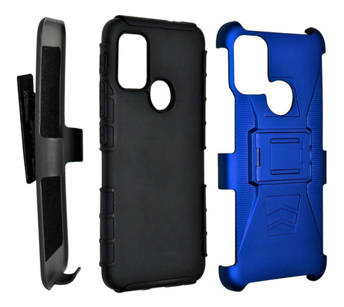 Imagen 2 de 9 de Funda Uso Rudo 3 En 1 Colores Motorola Moto G30 G20 G10