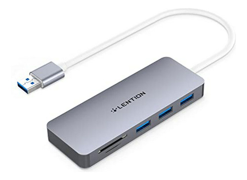 Adaptador Lention Usb 3.0 Con Lector De Tarjetas Sd/micro Sd