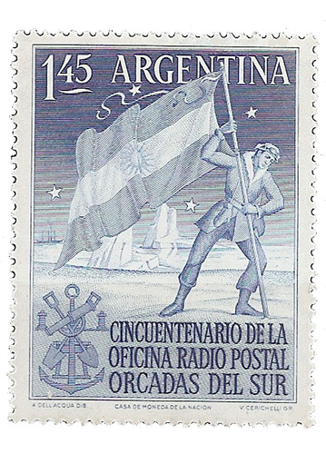 Argentina Año 1954 Mt 539 Gj 1025 Marca Buen Valor Mint