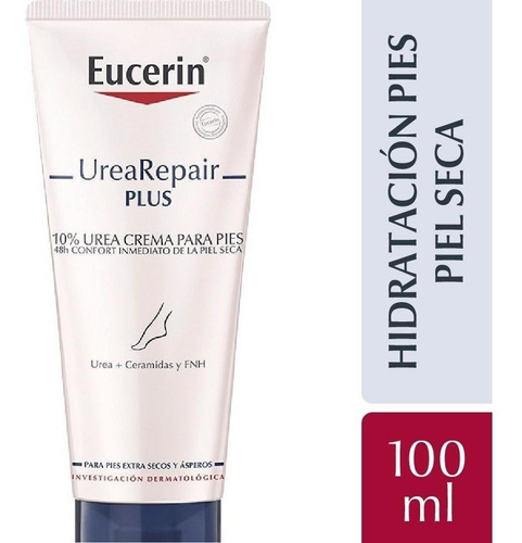 Eucerin Urearepair Plus 10% Urea Crema Para Pies 100 Ml