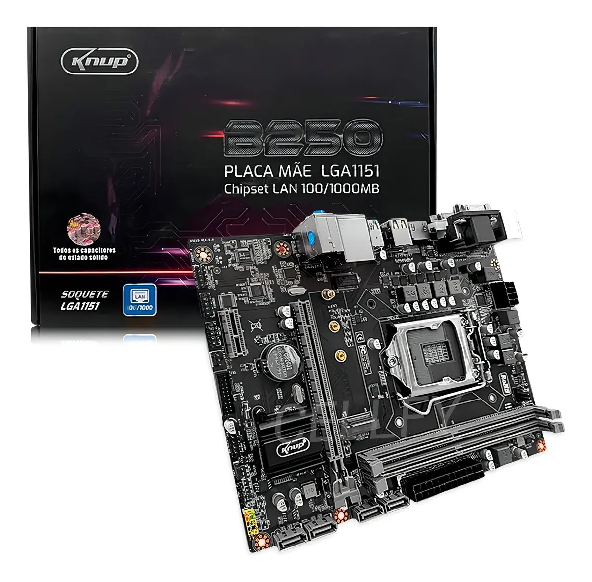 Placa Mãe Lga1151 Ddr4 Intel B250 I7/i5/i3 Celeron Pentium