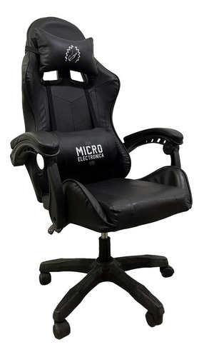 Silla de escritorio Mechanic Pro 90 PRO90 gamer ergonómica  negra con tapizado de cuero sintético