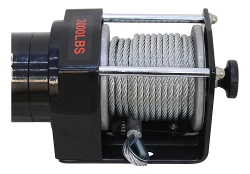 Cabrestante eléctrico de 3000 libras, 1361 kg, 12 V, para Jeep Tr Quadcopter