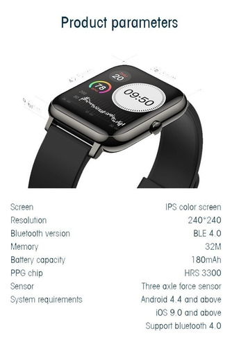 Reloj Inteligente Zola P22 Para Oppo Android Ios