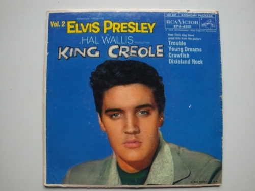 Elvis Presley King Creole 7  Vinilo Usa 58 Rk