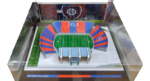 San Lorenzo Estadio Nuevo Gasometro Cancha Maqueta 3d Armada