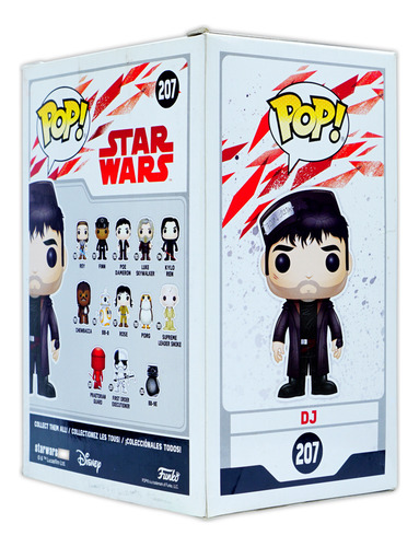 Funko Pop Star Wars Dj #207 Game Stop Exclusive