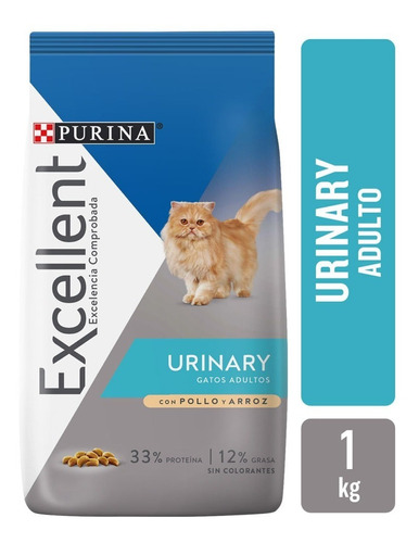 Alimento Gatos Balanceado Purina Excellent Urinary 1 Kg