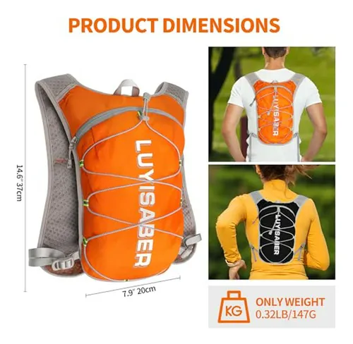 Mochila De Hidratación Desoto Para Running, Senderismo Y Cic