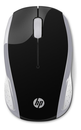 Imagen 1 de 3 de Mouse inalámbrico HP  200 plateado