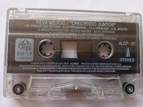 Cassette Creciendo Juntos.ps. Neva Milicic