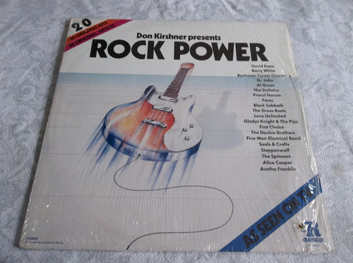Rock Power - Vinilo Lp  Black Sabbath Alice Cooper Al Green 