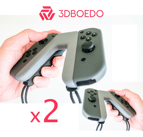 Nintendo Switch Joy Con Grip Accesorio Mando X2