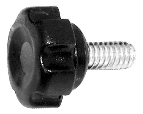 Parafuso Manípulo Emar C/ Rosca 1/4'' X 15mm Rosetinha Preto