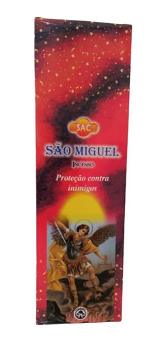 Incenso Sac São Miguel Arcanjo 12 Unidades - Caminhos De Paz