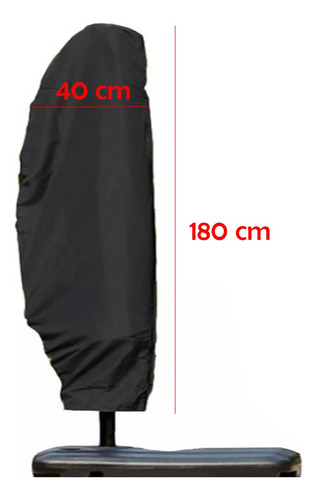 Capa Protetora Ombrelone Guarda Sol Curvado Prova Dagua 3m