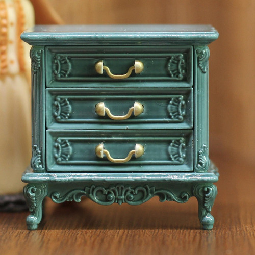1:16 Dollhouse Night Stands Gabinete Accesorios Muebles