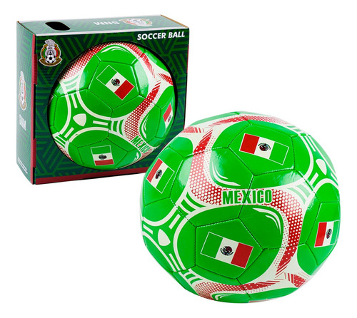 Pelota De Fútbol Elt Sports Soccer#5 Nº 5 Color Mexico