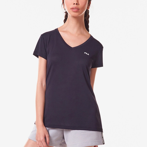 Remera De Mujer Fila Dots Ii - Black