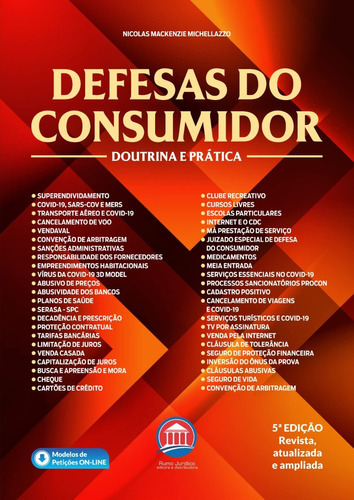 Defesas Do Consumidor - 5ª Edição, De Nicolas Mackenzie Michellazzo. Editora Rumo Jurídico, Capa Mole, Edição 5 Em Português, 2023