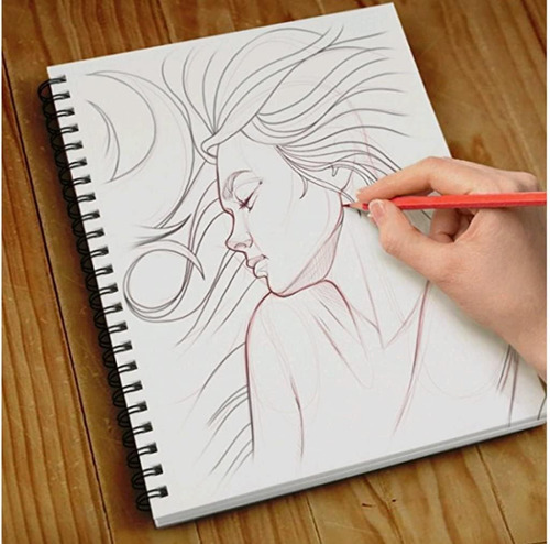 H&b - Kit Para Dibujar. Lápices, Grafitos, Borradores Y Más