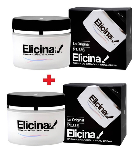 Crema De Caracol Plus Elicina Pack 2 Unidad / Elicina 