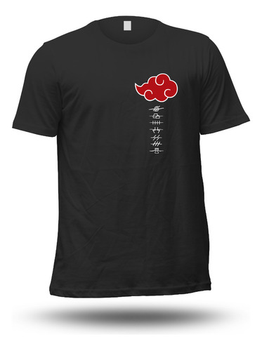 Playera Anime Naruto Akatsuki N07 A1