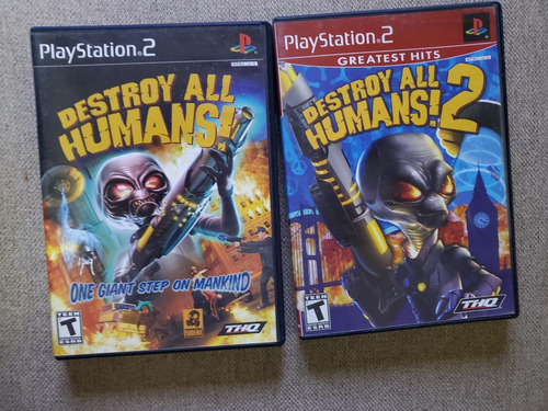 Destroy All Humans! 1 Y 2 - Ps2 Completos (Usado)