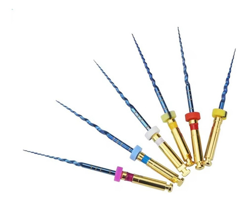 Kit Com 06 Limas Canal Rotatória Endodontica Sx-f3 21mm