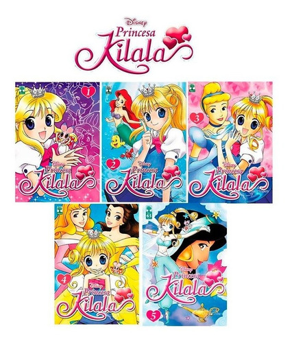 Princesa Kilala Coleção Completa Em 5 Volumes