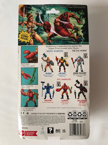 Clawful Motu Origins Retro Play Wave 8 Mattel 2021 (Usado)