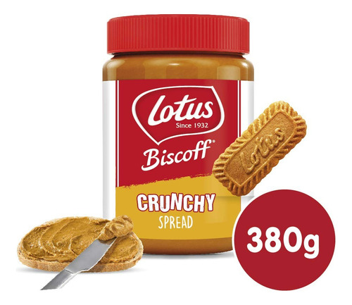 Lotus Biscoff Cookie Butter Crunchy Crema D Galleta 380g