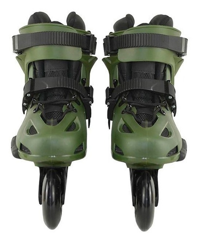 Imagem 6 de 6 de Patins Traxart Green Inline Adulto Profissional Abec-9 Nf