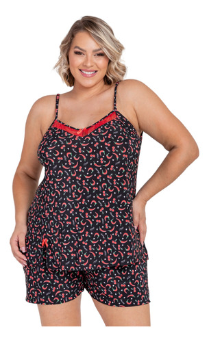 Short Doll De Verão Liganete Plus Size