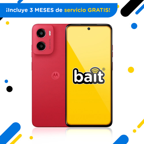 Motorola G05 4+128gb Rojo Con Sim Bait Latin