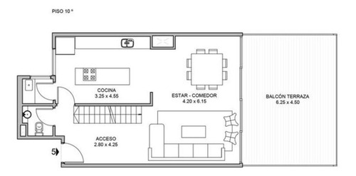 Dpto Triplex 4 Amb Venta Saavedra Con Terraza