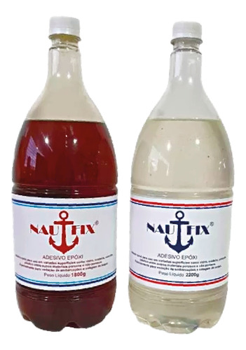Cola Naval Epóxi Nautfix 12kg Conjunto Resina E Endurecedor