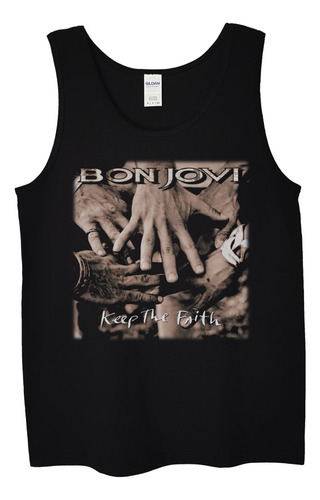 Polera Musculosa Bon Jovi Keep The Faith Rock Abominatron