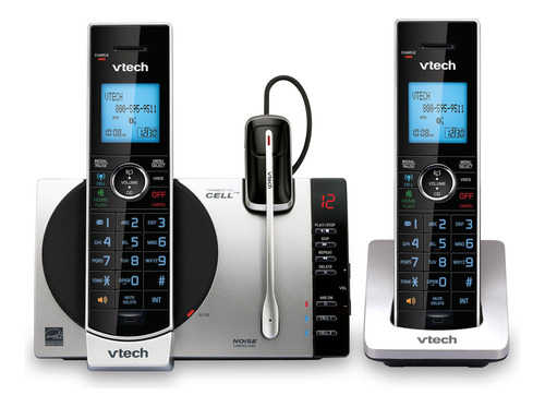 Teléfono Inalámbrico Vtech Connect To Cell Ds6771-3 Dect 6.0