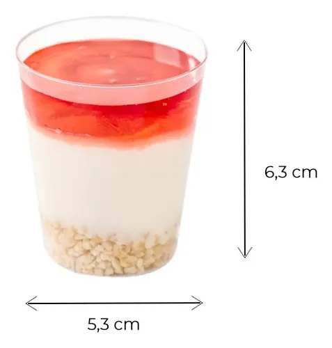 Vaso Murano Plástico 3 Oz Darnel X 300 Unidades.