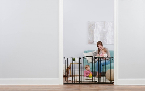 Imagen 4 de 4 de Puerta De Seguridad Para Niños Y Mascotas Extra Ancha