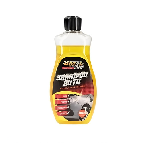  Shampoo Ph Neutro Concentrado Limpieza Carros Motos 500ml