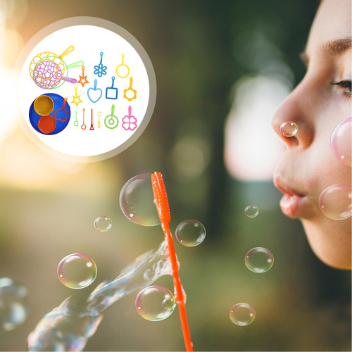 Juego De Herramientas Bubble Wands Bubble Wands, 20 Piezas