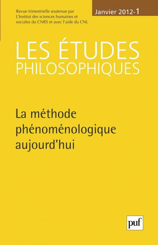 Les Études Philosophiques, N° 1/12: La Méthode