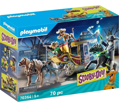 Juego Playmobil Scooby-doo Aventura En El Salvaje Oeste 3+ Cantidad de piezas 70