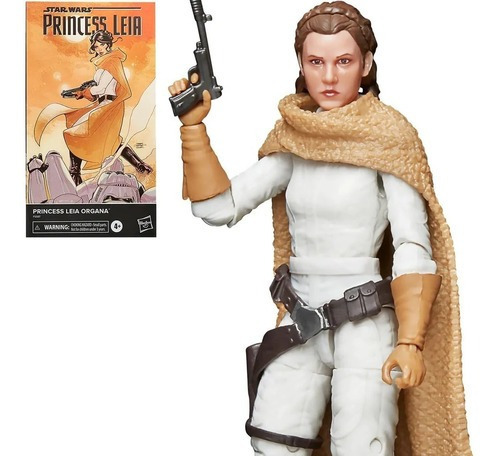 Muñeco Figura Starwars The Black Series Princesa Leia Organa