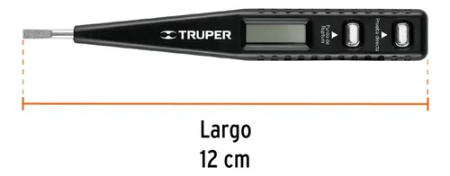 Tester Probador Digital De Tensión Y Polaridad Truper