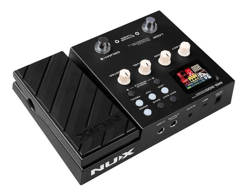 Imagen 6 de 6 de Pedal de efecto NUX Modeling Guitar Processor MG-300 negro