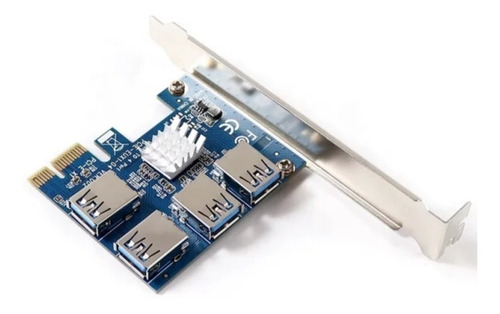 Imagen 5 de 7 de Convertidor Pci Express 1x Para 4 Gpu Usb 3.0 Riser Mineria